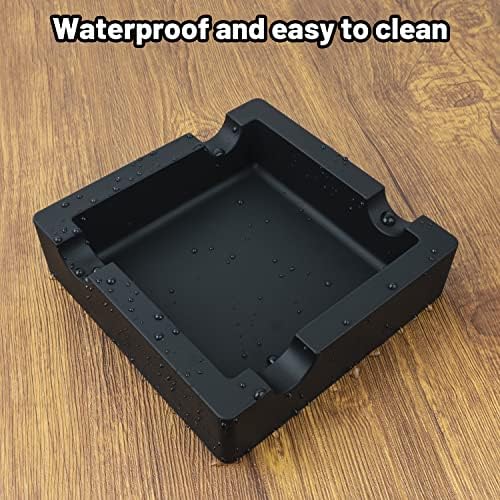 Unbreakable Silicone Cigar Ashtray with 4 Holders