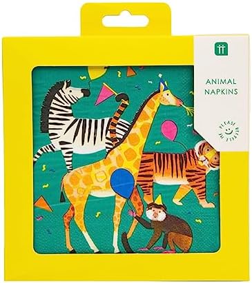 Talking Tables Jungle Themed Napkins 20 Pack