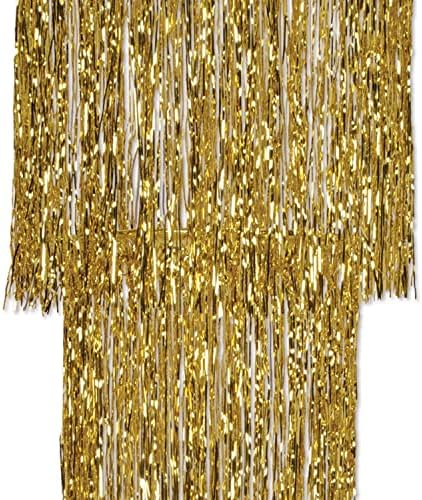 Beistle Gold 3-Tier Shimmering Chandeliers Pack of 2