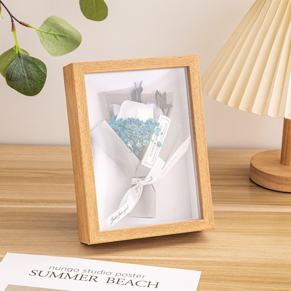 Shadow Box Frame Wooden 8x10 Inch Display Case