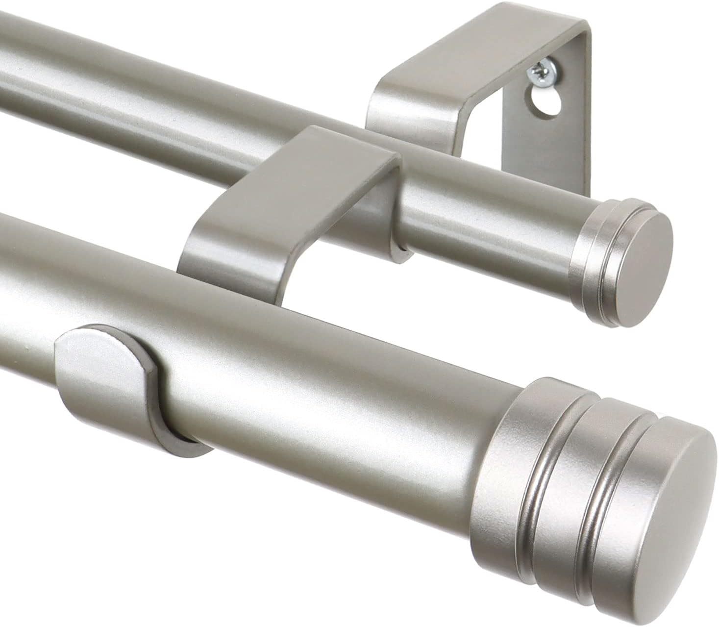 TONIAL 1 Inch Heavy Duty Double Curtain Rods