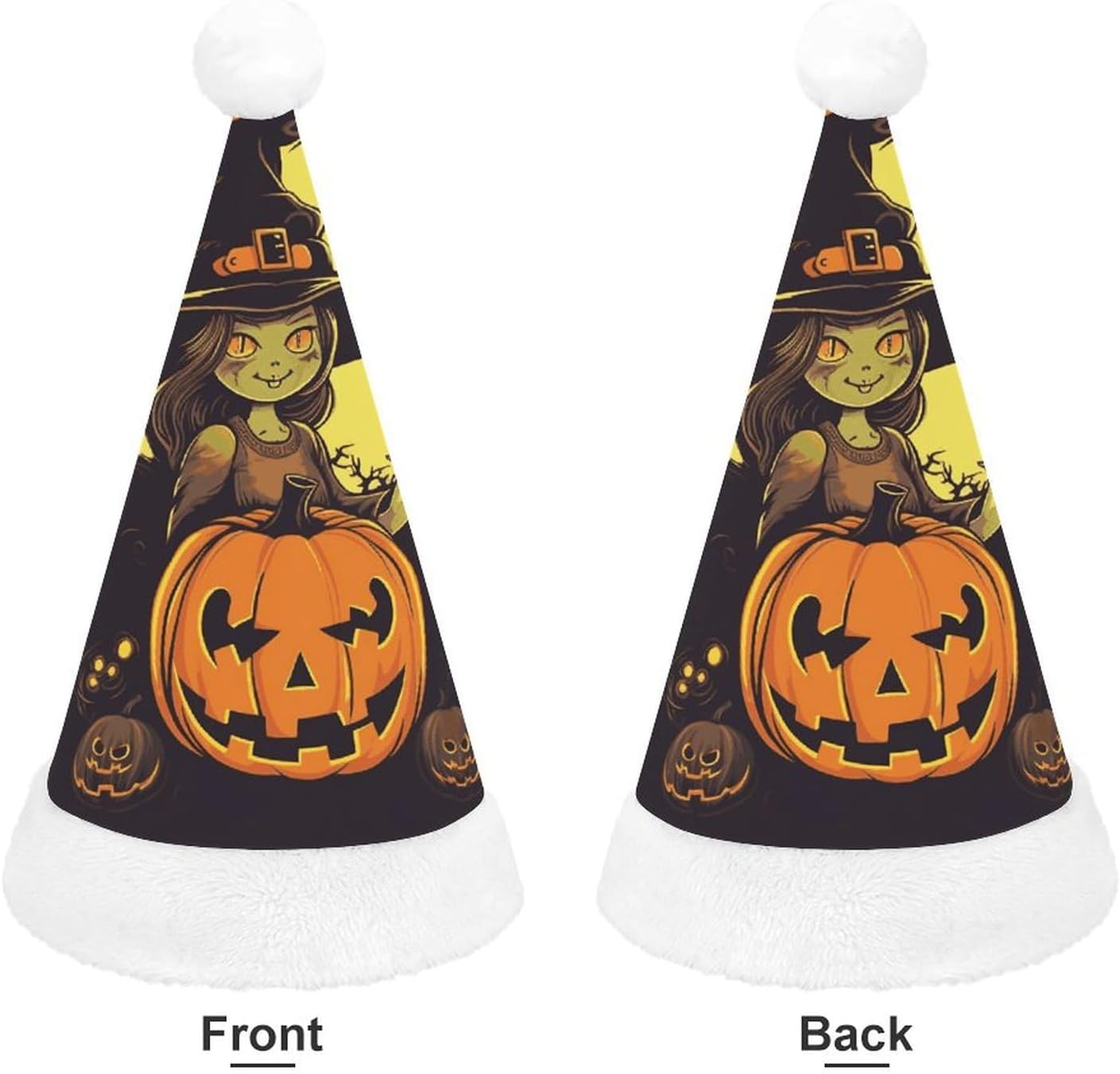 Santa Hat Halloween Pumpkin Christmas Party Headwear