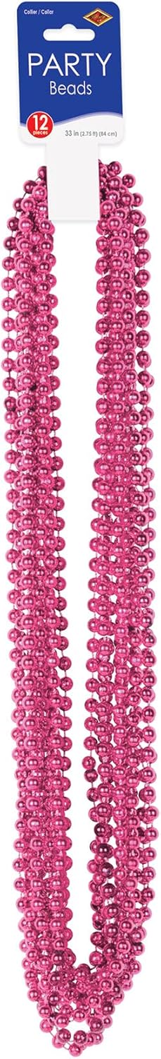 Beistle Party Beads - Small Round Necklaces