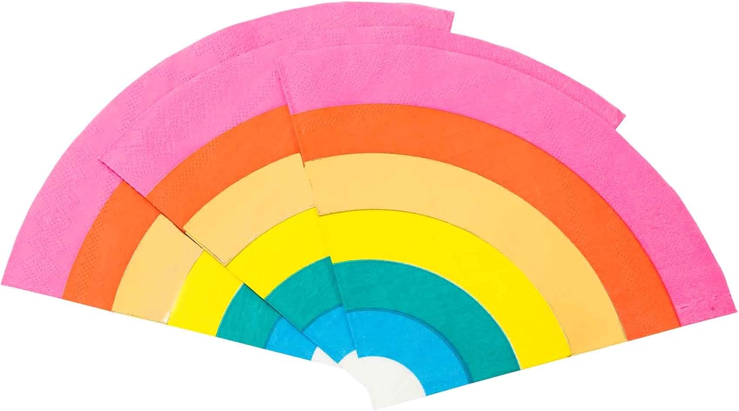 Talking Tables Rainbow Shaped Napkins Pack of 16 Gold