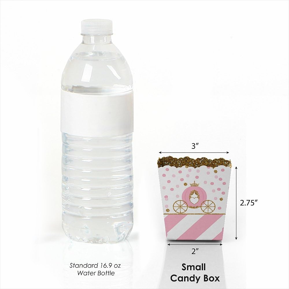 Little Princess Crown Candy Boxes - Set of 12