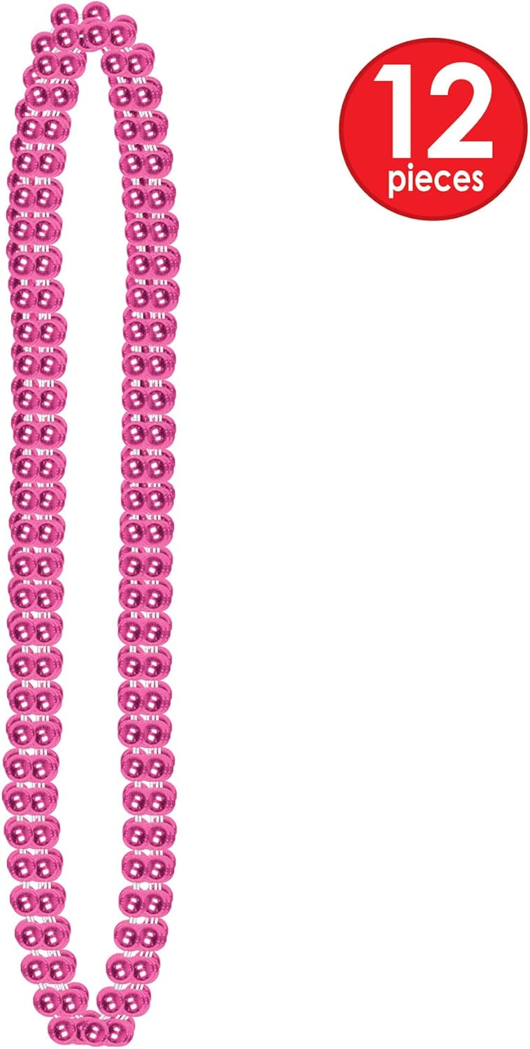 Beistle Party Beads - Small Round Necklaces