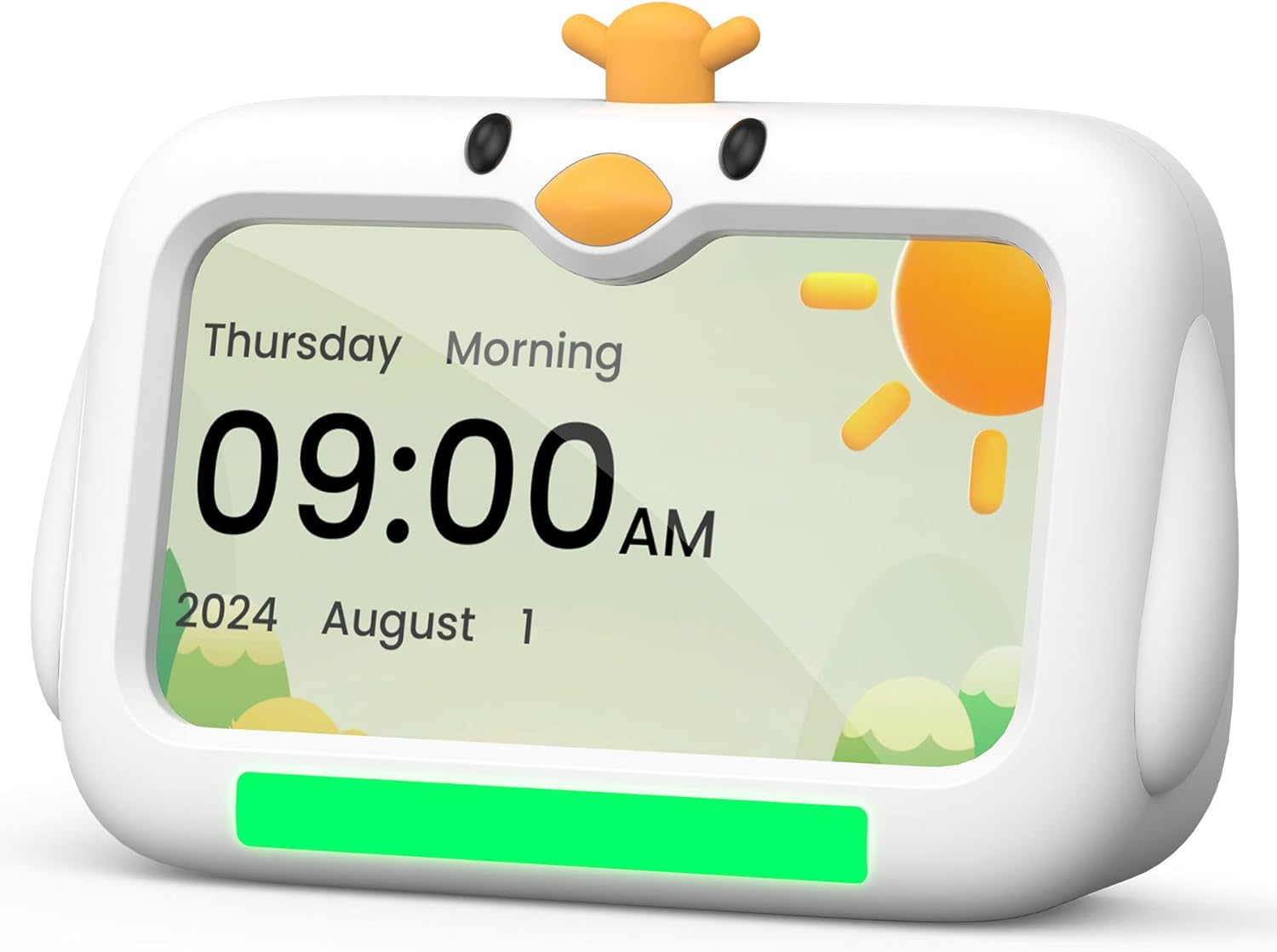 Mitoart Kids Alarm Clock with Night Lights and Sounds