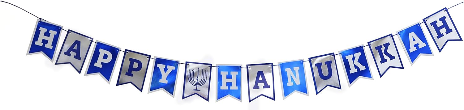 Happy Hanukkah Banner 5 Feet Long
