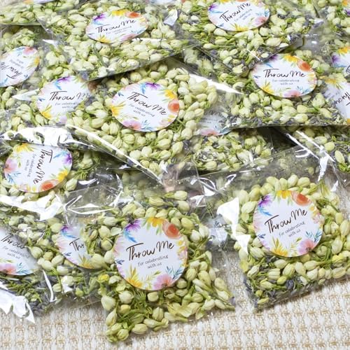 Oning 50 Pack Biodegradable Flower Petals Confetti