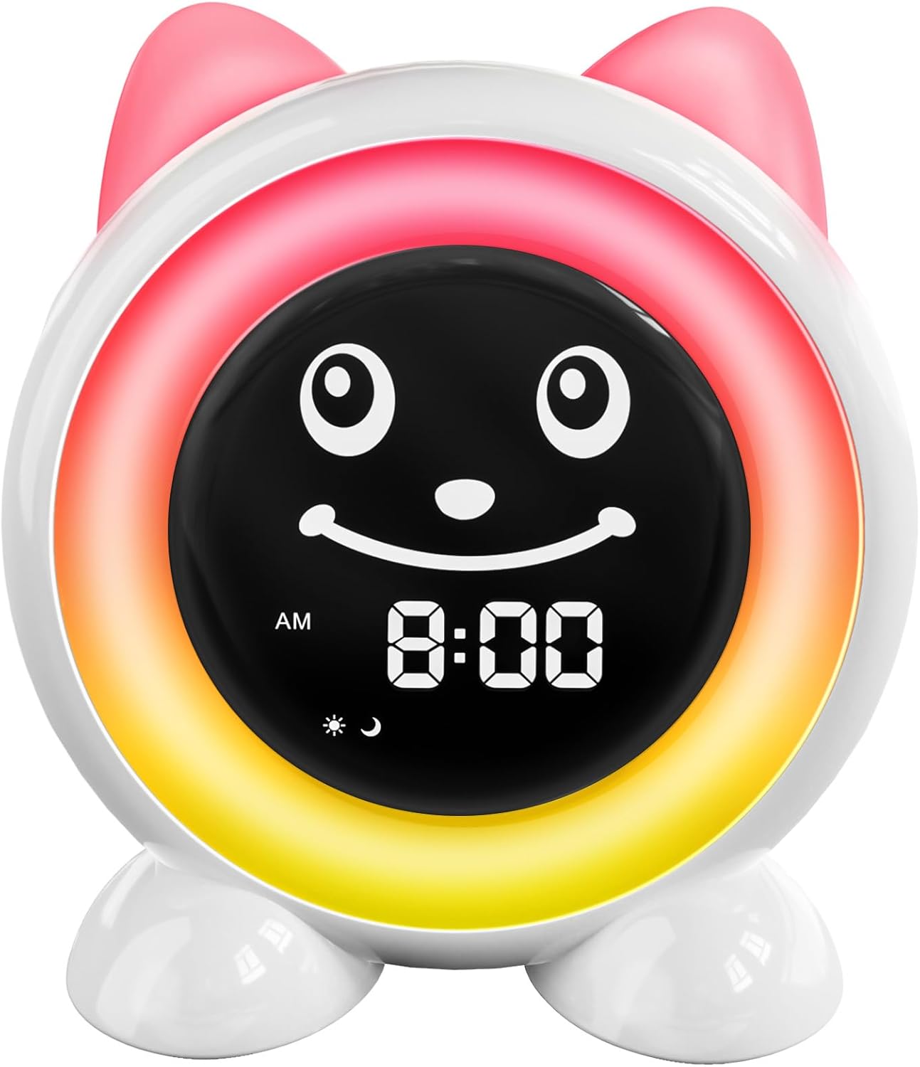Toddlers Sleep Training Clock with Night Light and Nap Timer