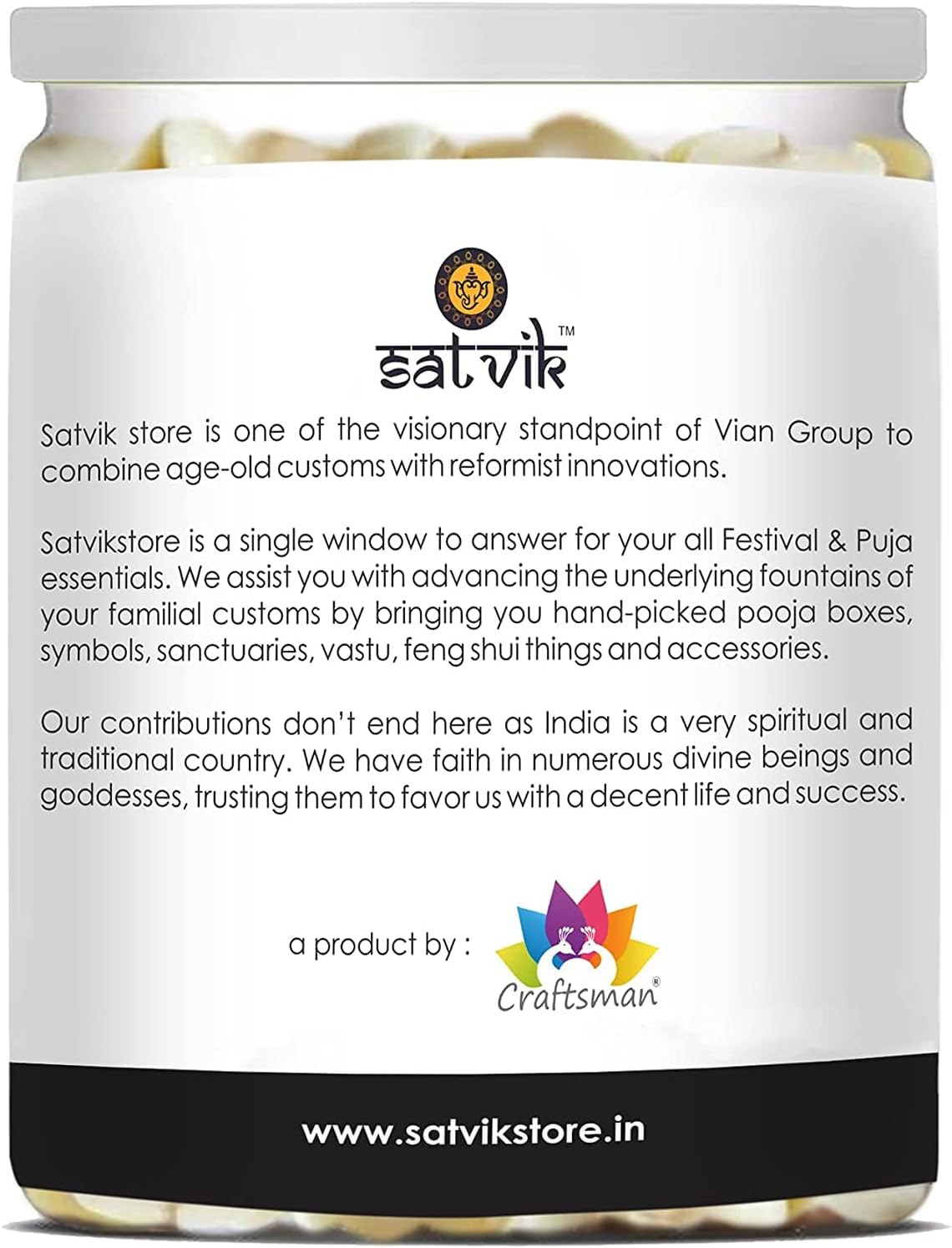 Craftsman Satvik 150 Pc Pure Cow Ghee Wicks for Puja