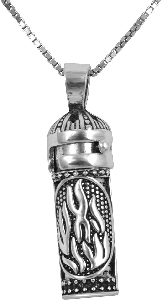AJDesign Mezuzah Necklace 925 Sterling Silver