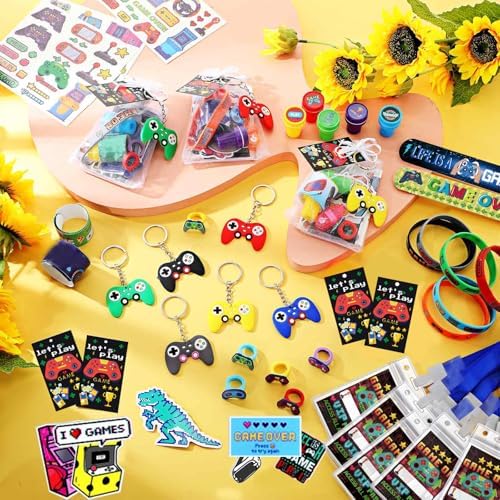 212 Pcs Gamer Party Favors Multi-Item Gift Pack
