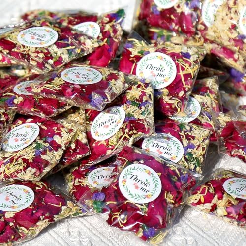 Oning 52 Pack Mix Biodegradable Confetti for Weddings and Events