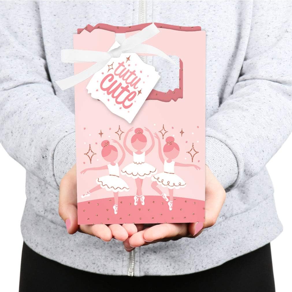 Big Dot of Happiness Tutu Ballerina Favor Boxes Set of 12