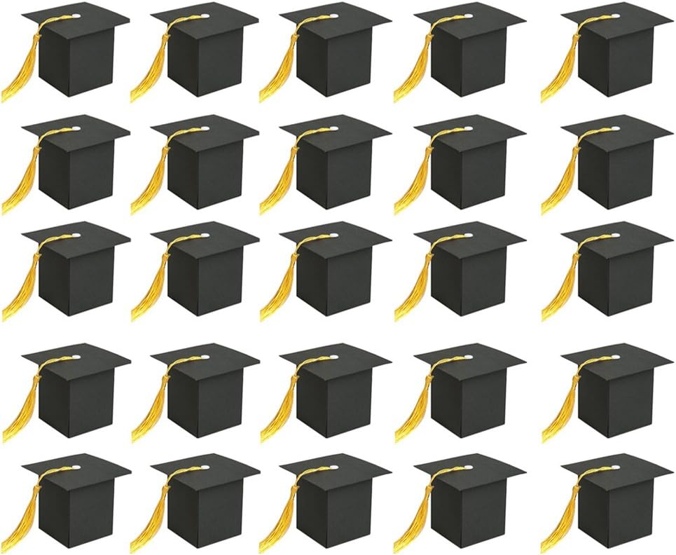 BinaryABC Graduation Candy Boxes Party Favors 15Pcs