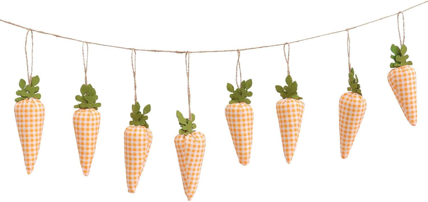 STOBAZA Easter Carrot Banner Garland 160cm