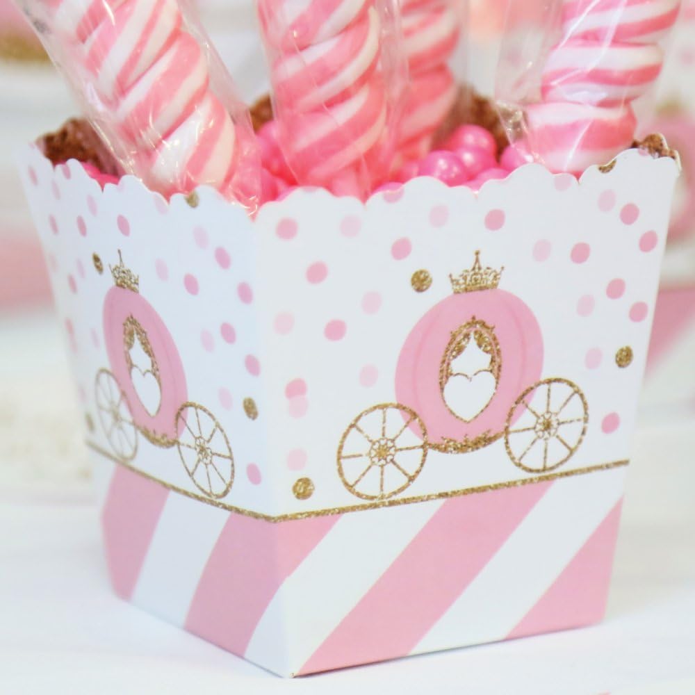 Little Princess Crown Candy Boxes - Set of 12