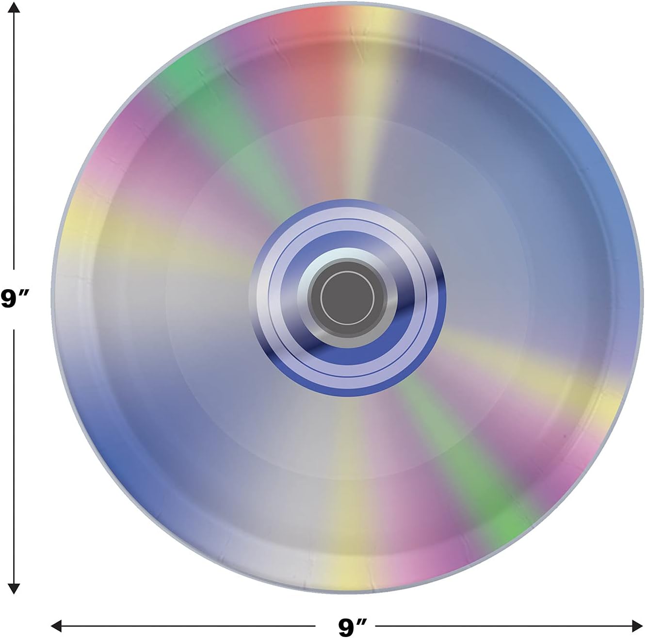 Beistle 90s Cd Plates Pack of 2