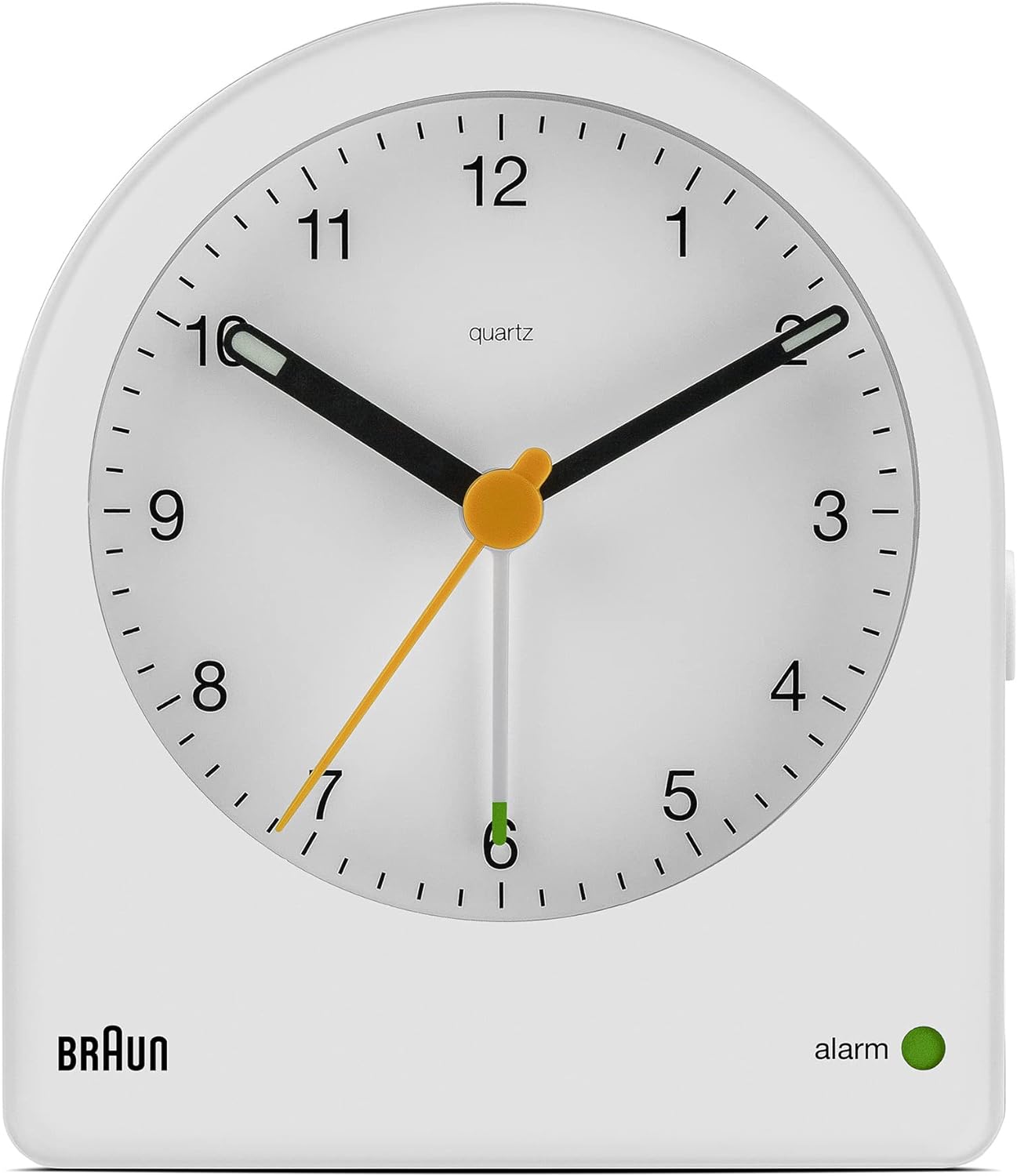 Braun Classic Analogue Alarm Clock with Snooze and Continuous Backlight