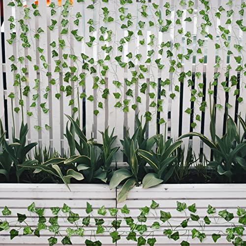 Fake Vines Room Decor 12 Pack 84 Feet Ivy Garland
