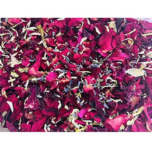 TooGet Wedding Confetti Dried Flower Petals 115g Red Roses