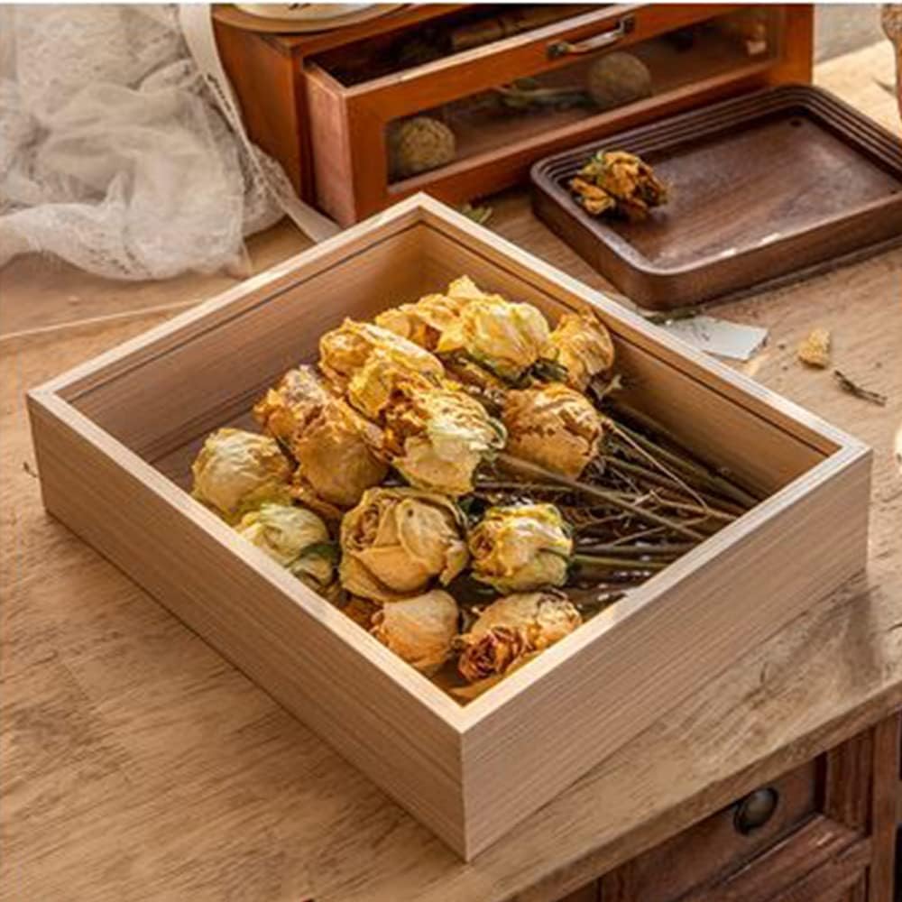 Wooden Dried Flower Photo Frame 8x10 Shadowbox Display