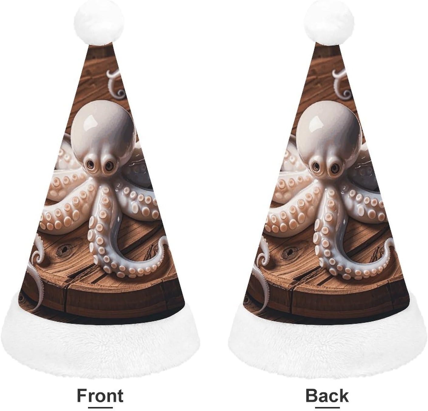Santa Hat Octopus Christmas Headwear Party Hat