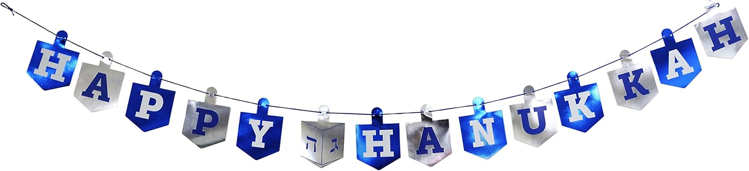Happy Hanukkah Banner 5 Feet Long