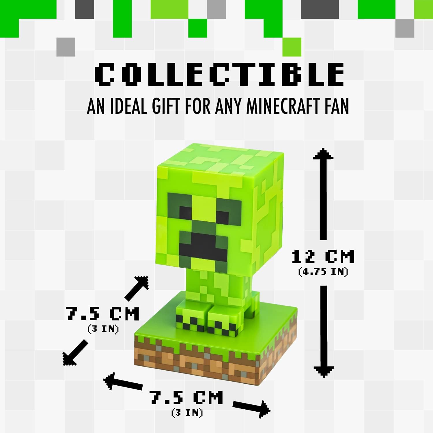 Paladone Minecraft Creeper Light 3D Lamp