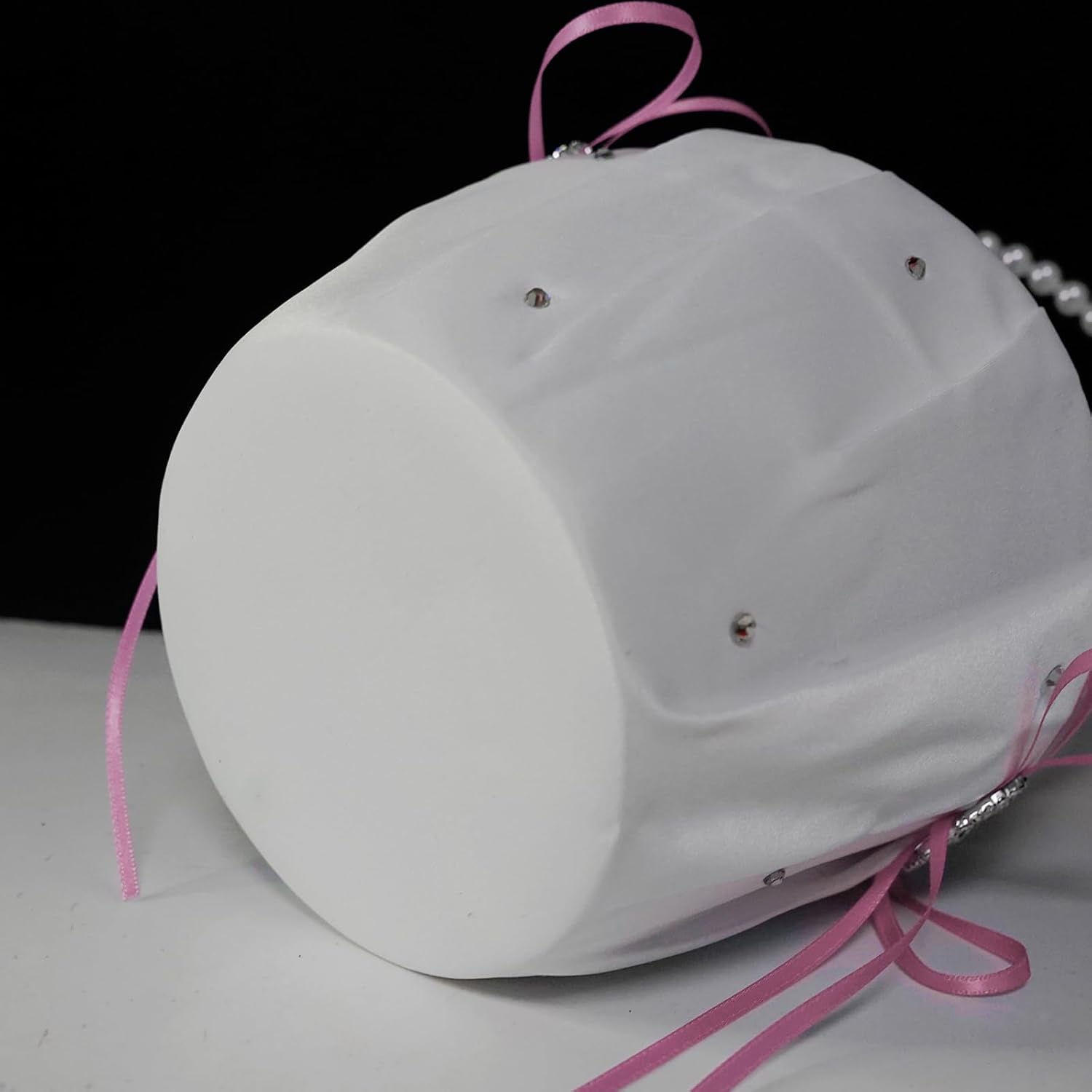 2 Pcs Wedding Flower Girl Baskets Pink