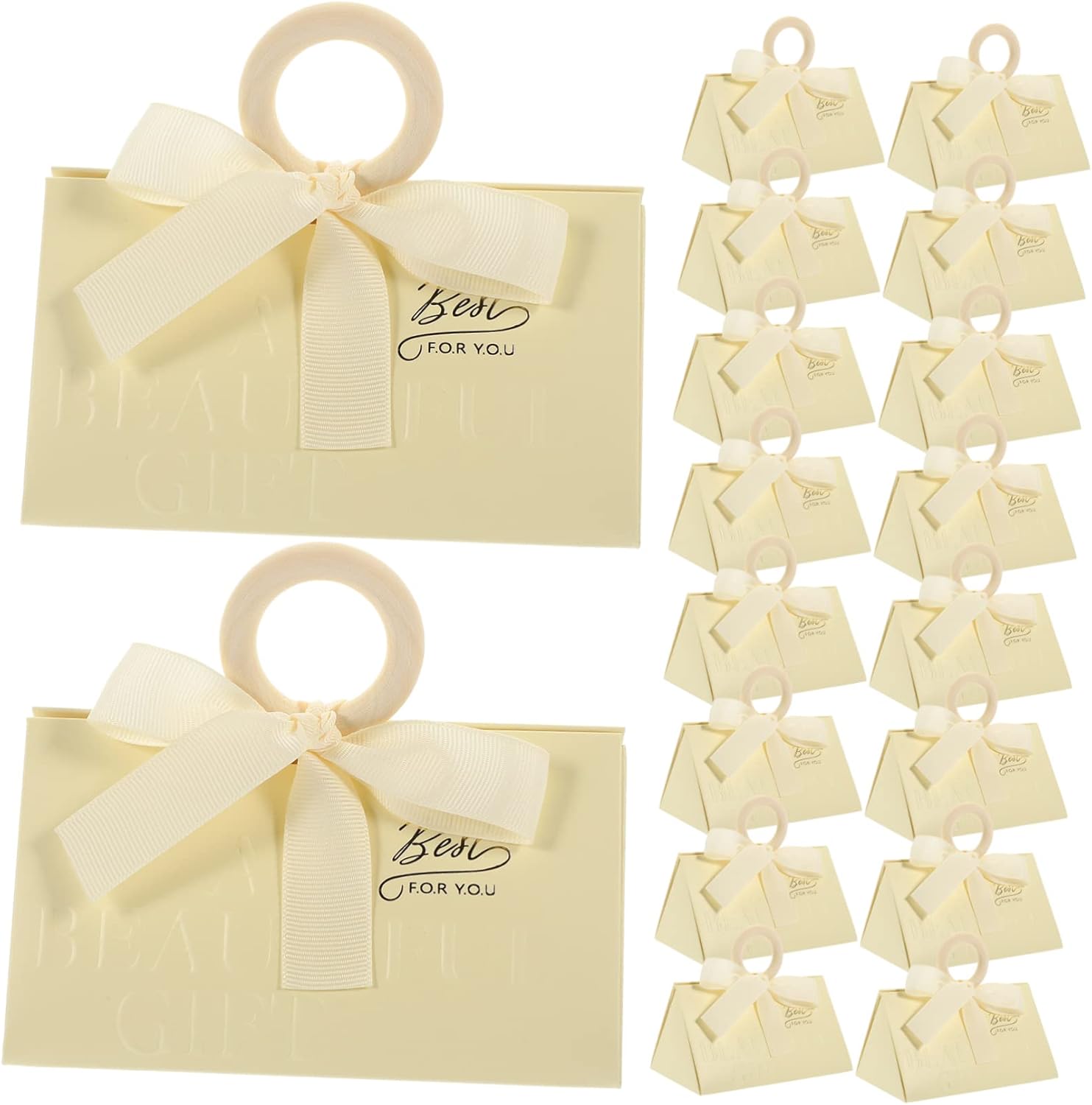 Hoement 20pcs Valentines Day Candy Boxes for Weddings and Parties