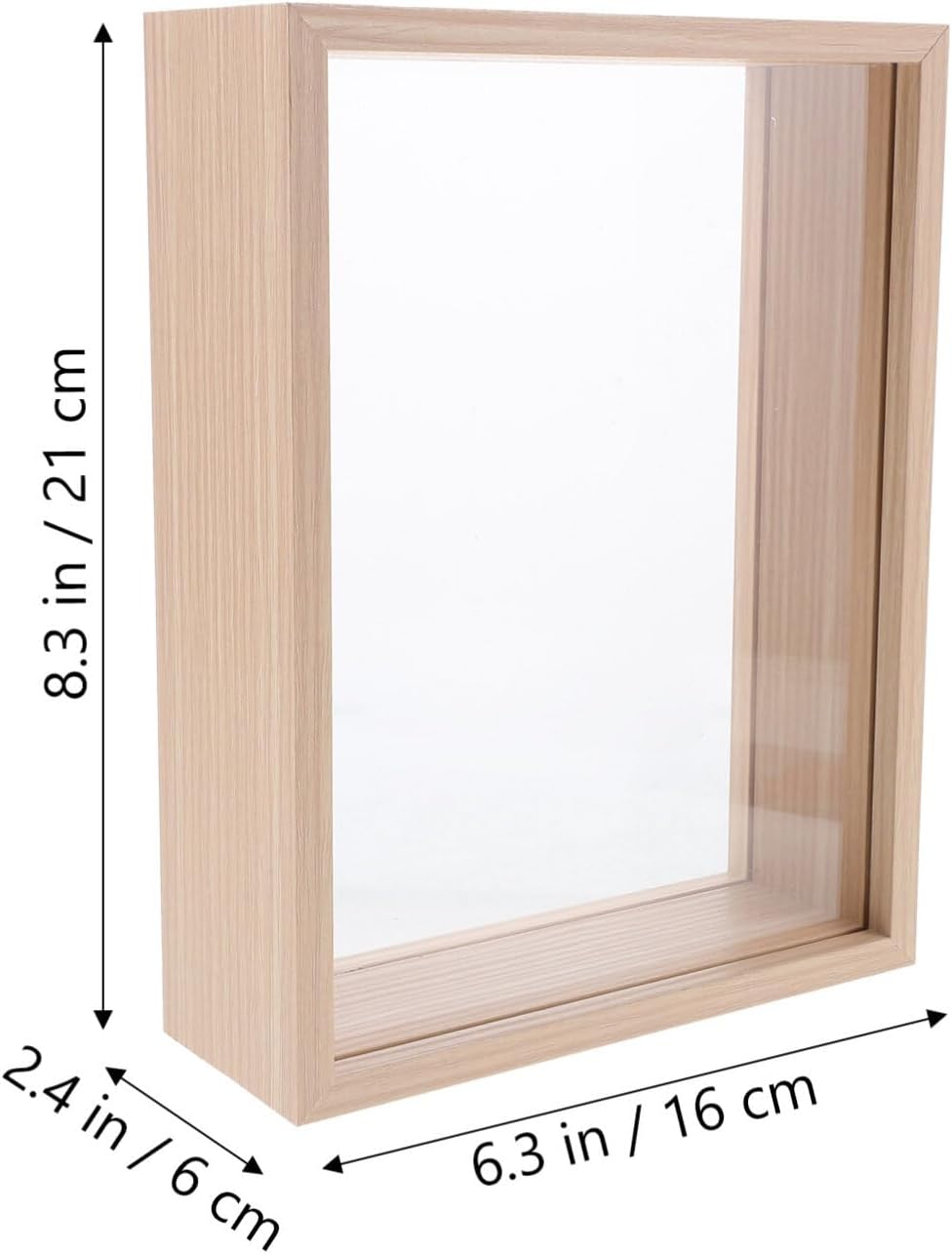 ABOOFAN Rustic Photo Frame Shadow Box Display Stand