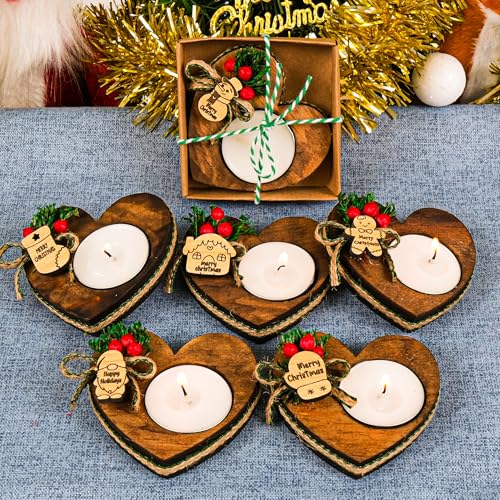 Happy Times Favors Christmas Candle Holders Set of 10