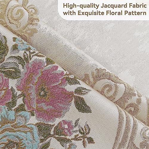 Loom and Mill Pearly Beige Jacquard Valance with Tassels