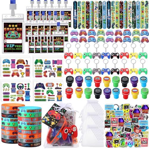 212 Pcs Gamer Party Favors Multi-Item Gift Pack