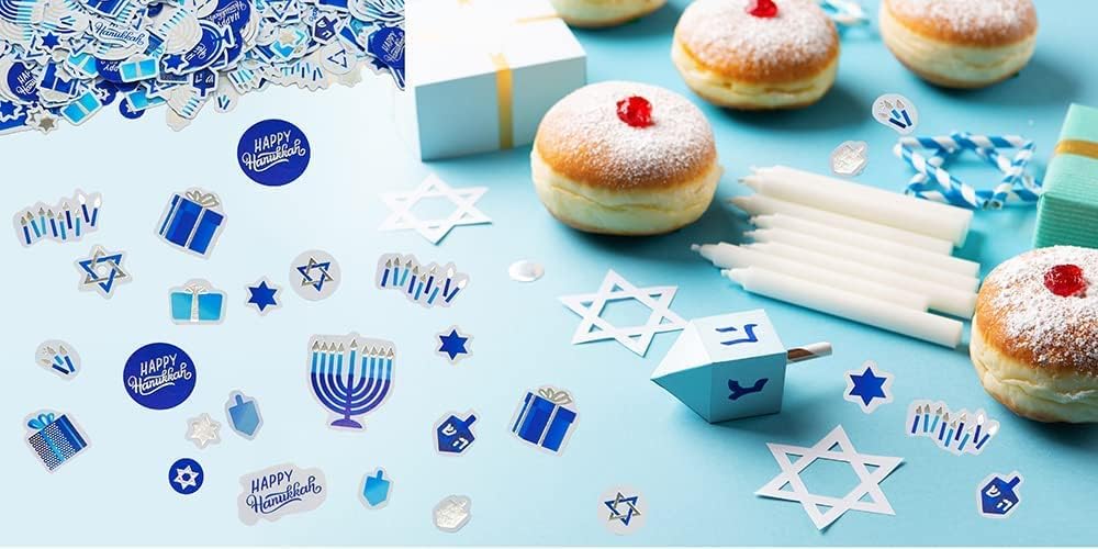 The Dreidel Company Hanukkah Confetti 600 Pieces