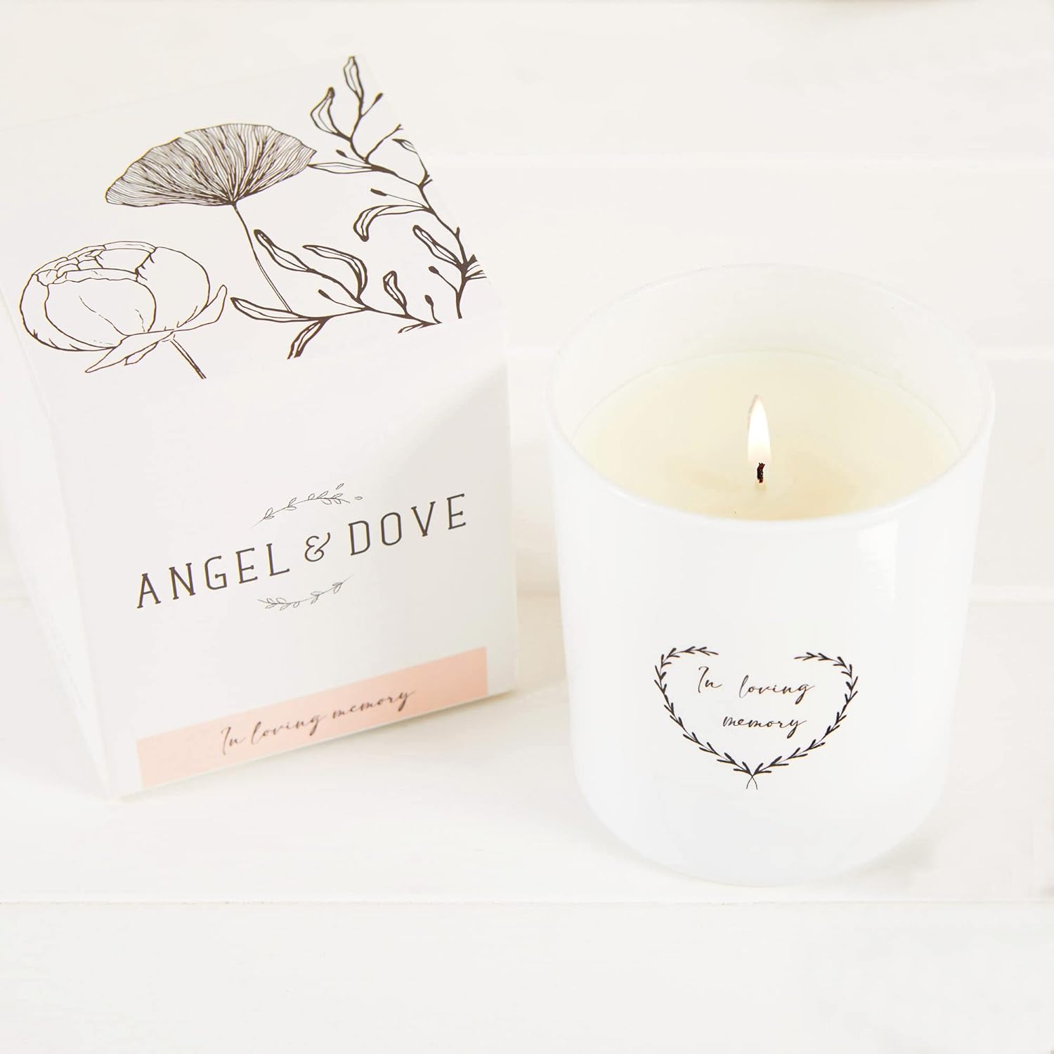 ANGEL DOVE Luxury In Loving Memory Soy Wax Candle