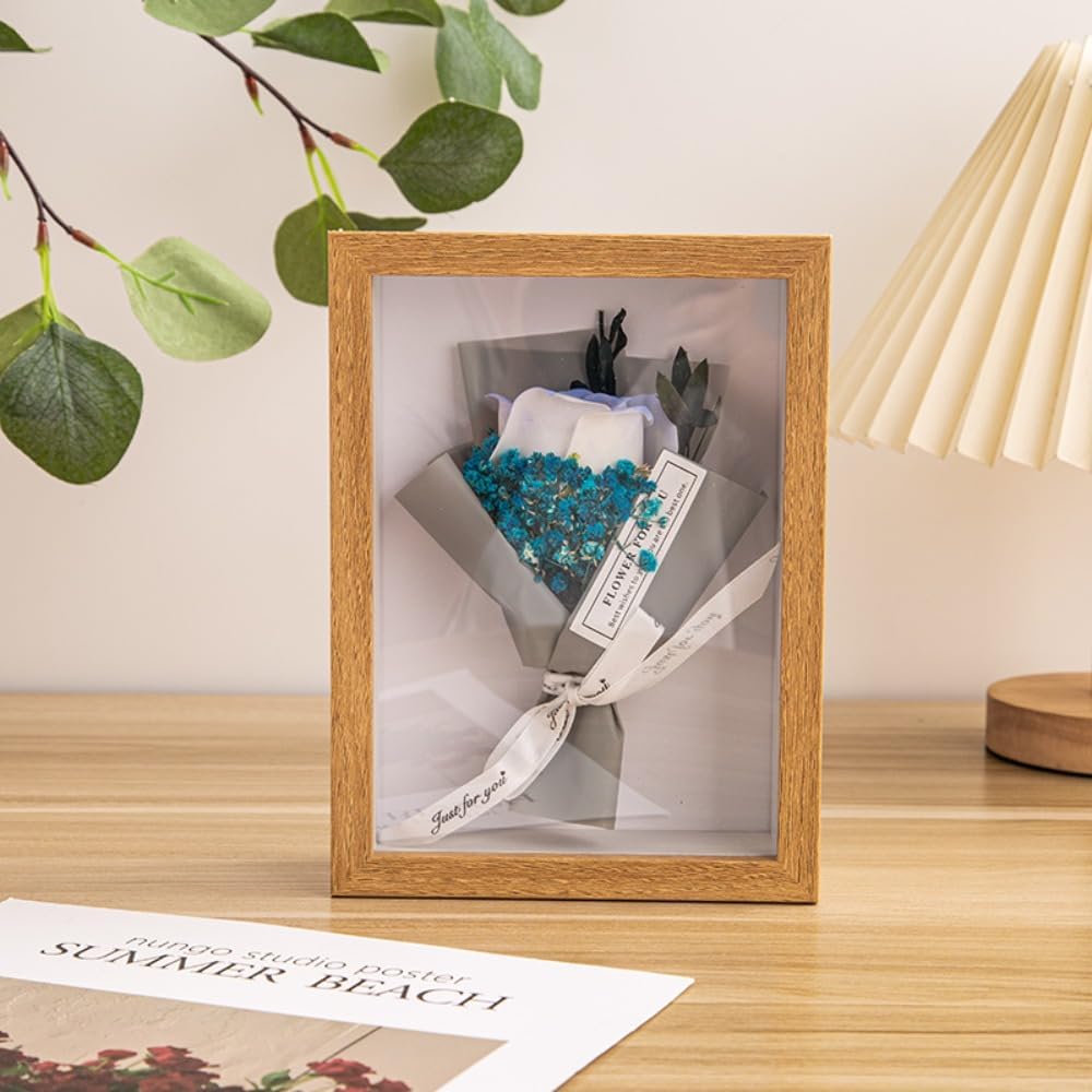 Shadow Box Frame Wooden 8x10 Inch Display Case