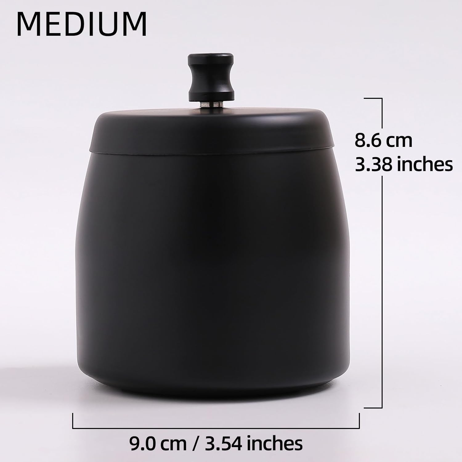 INONE Windproof Stainless Steel Ashtray with Lid
