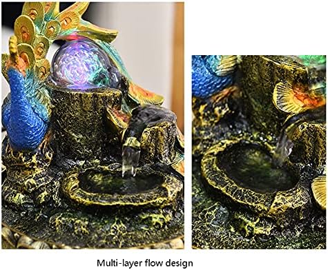 Tabletop Fountain with Rolling Ball for Indoor Decor