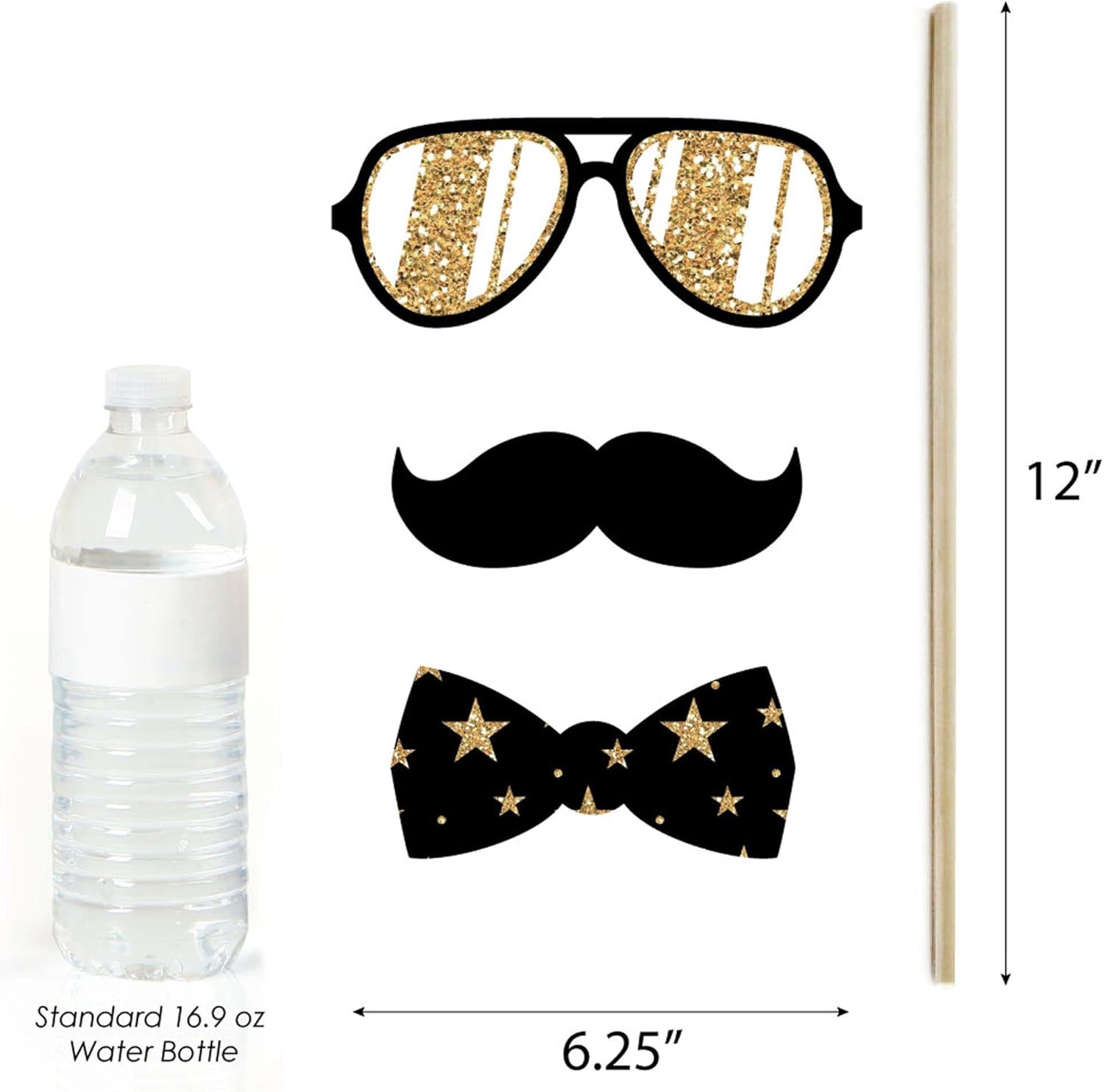 Big Dot of Happiness Red Carpet Party Props - 20 Pieces