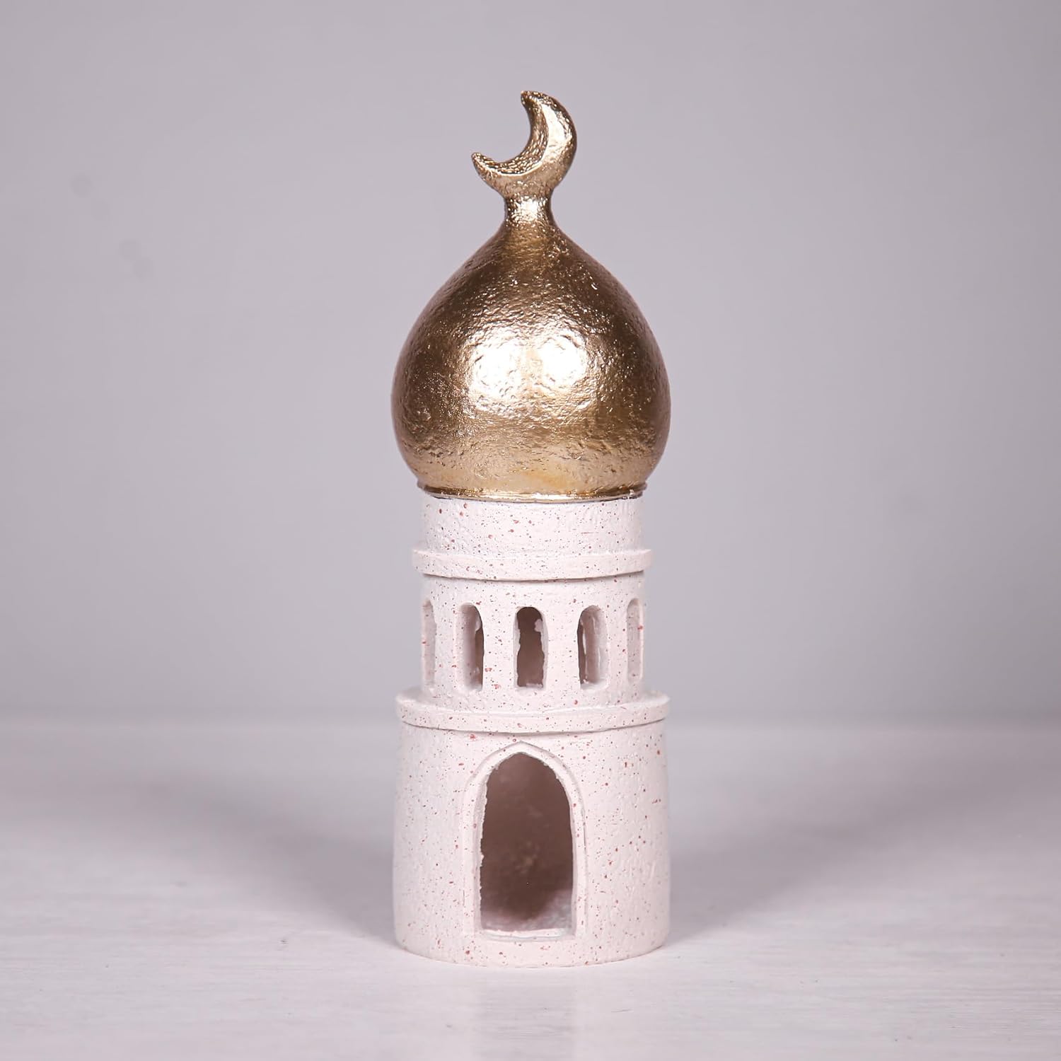 Hebdids Decorative Mosque Tower with Gold Dome