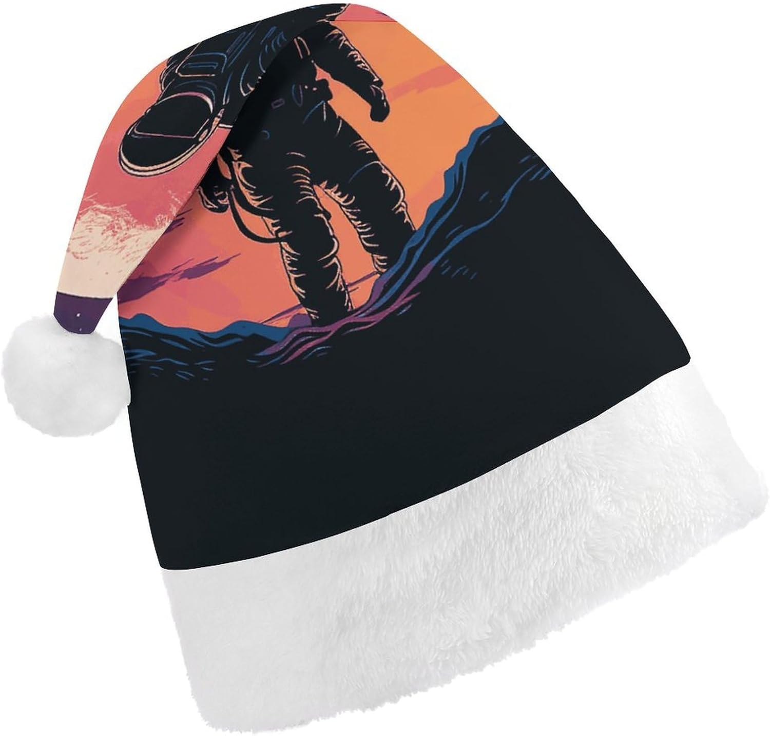Santa Hat Cool Astronaut Christmas Party Headwear