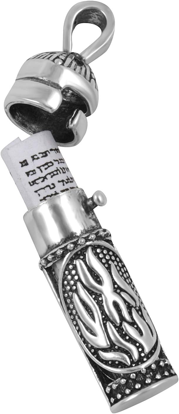 AJDesign Mezuzah Necklace 925 Sterling Silver