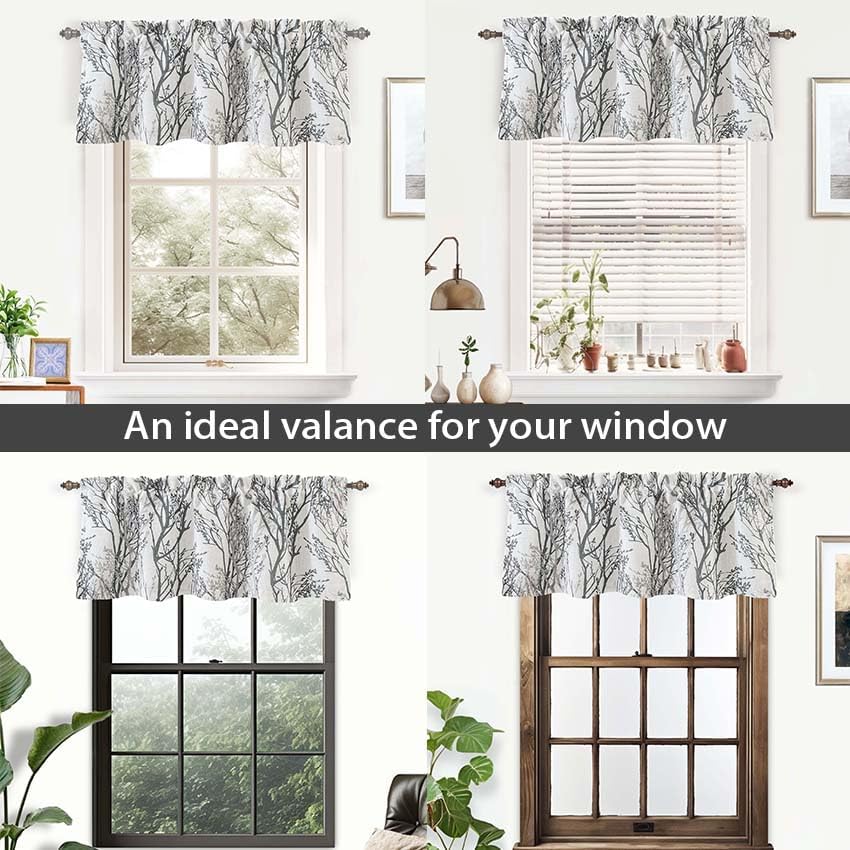 DriftAway Thermal Insulated Valance 52x18 Gray