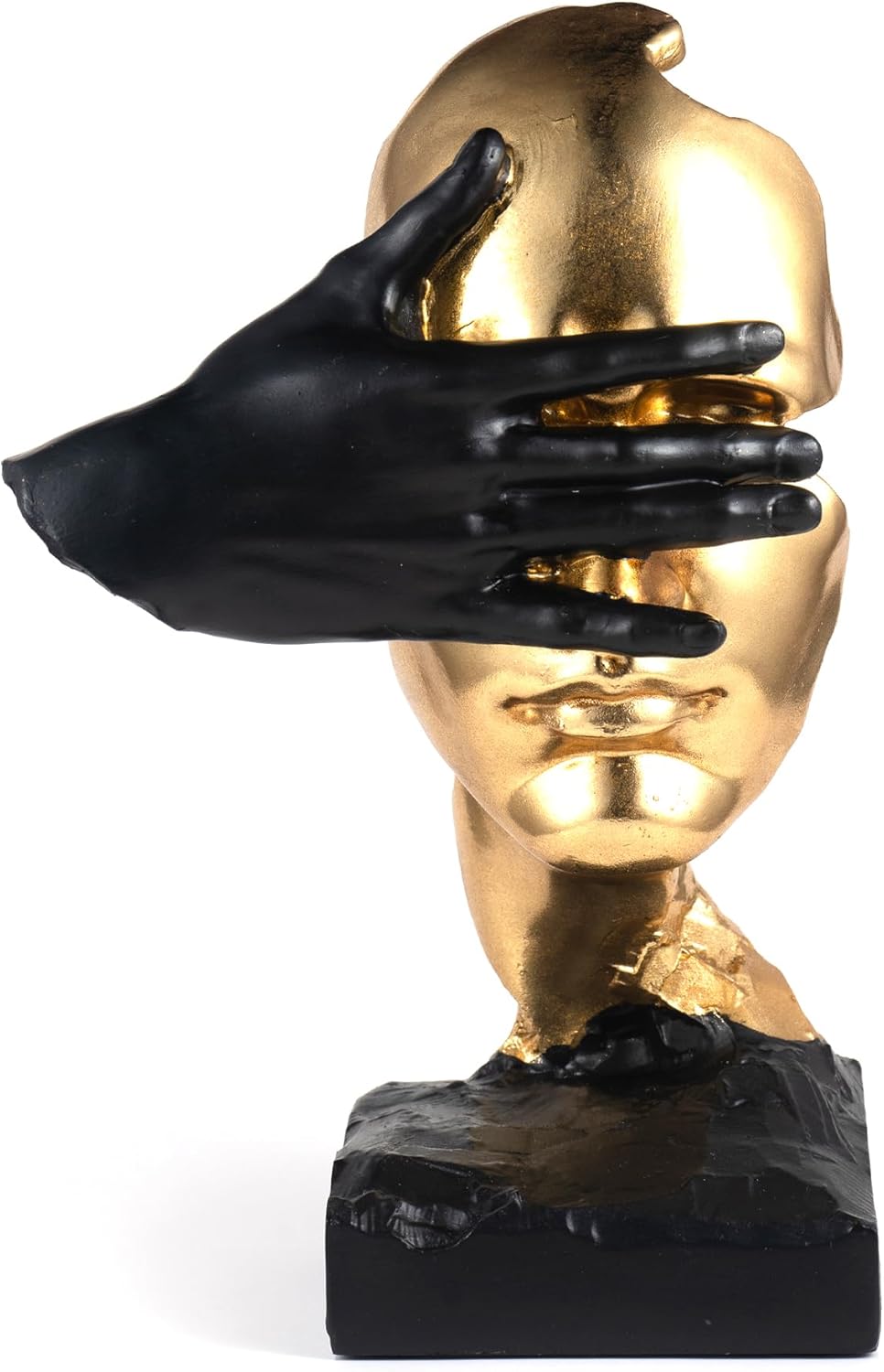 Thinker Statue - Silence is Gold Abstract Art Figurine Decor