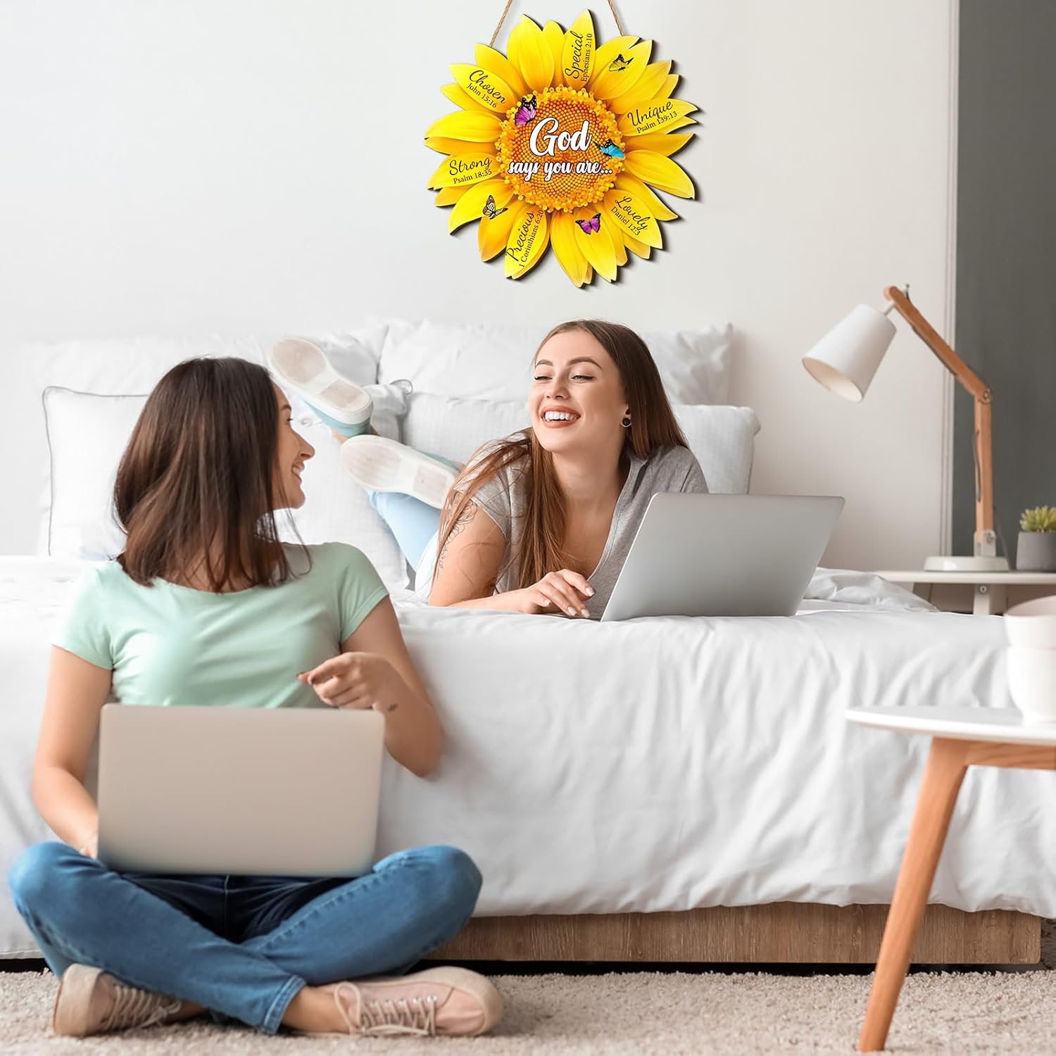 Panelee 1181 Inch Sunflower Wood Wall Sign