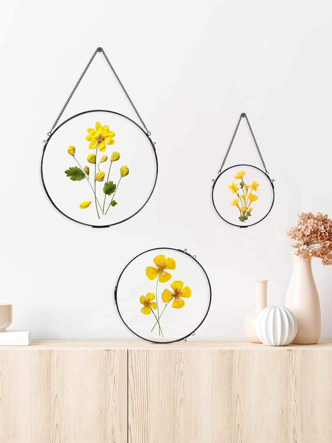 REDHUGO Brass Floating Frame for Pressed Flowers