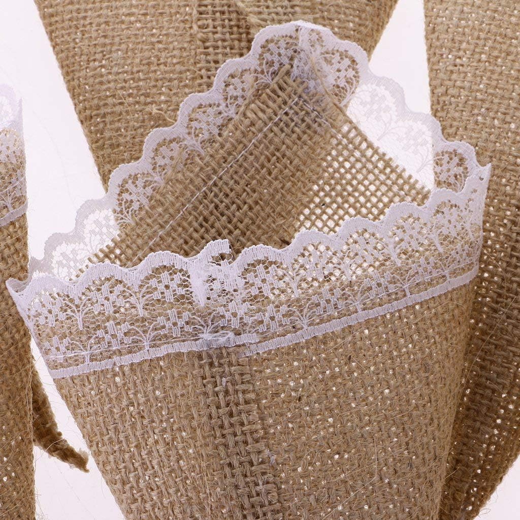 EBTOYS 6pcs Hanging Flower Girl Baskets Wedding Decoration